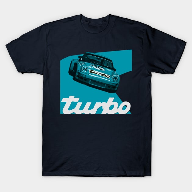 turbo rennsport T-Shirt by retroracing